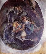 Jules Pascin Three younger girl Sweden oil painting artist